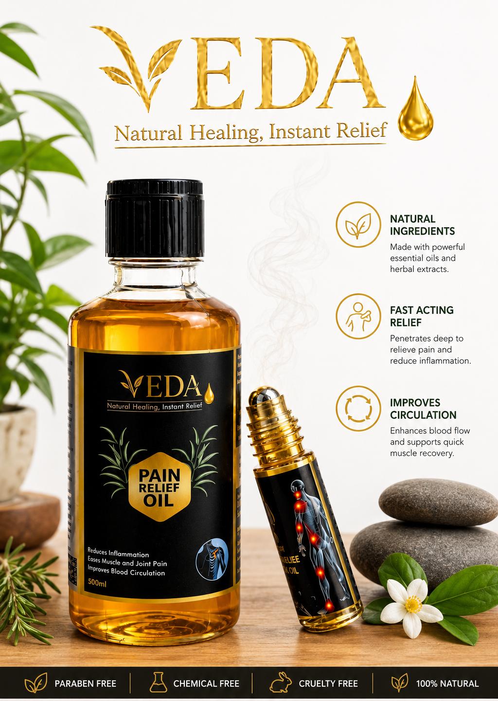 VEDA PAIN RELIEF OIL + SMOKE OIL